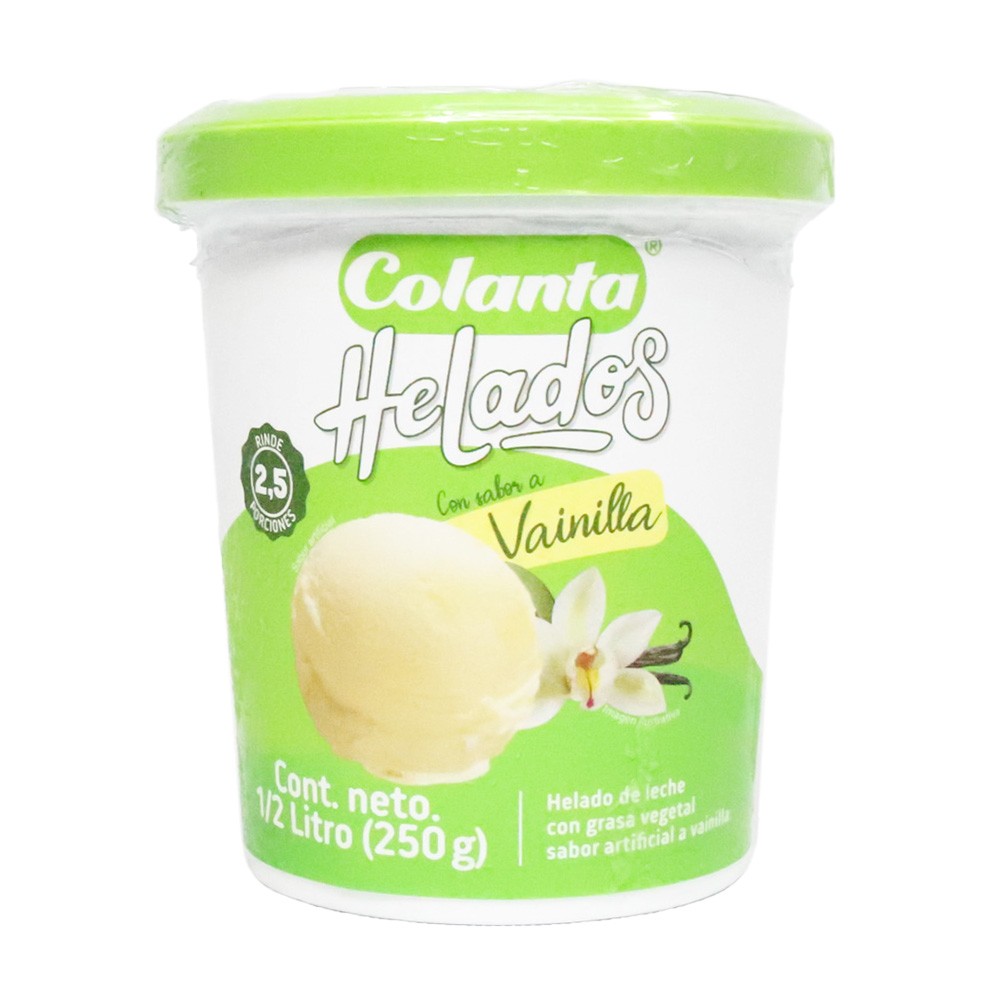 HELADO VAINILLA COLANTA*500ML