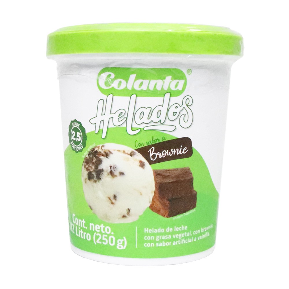 HELADO BROWNIE COLANTA*500ML