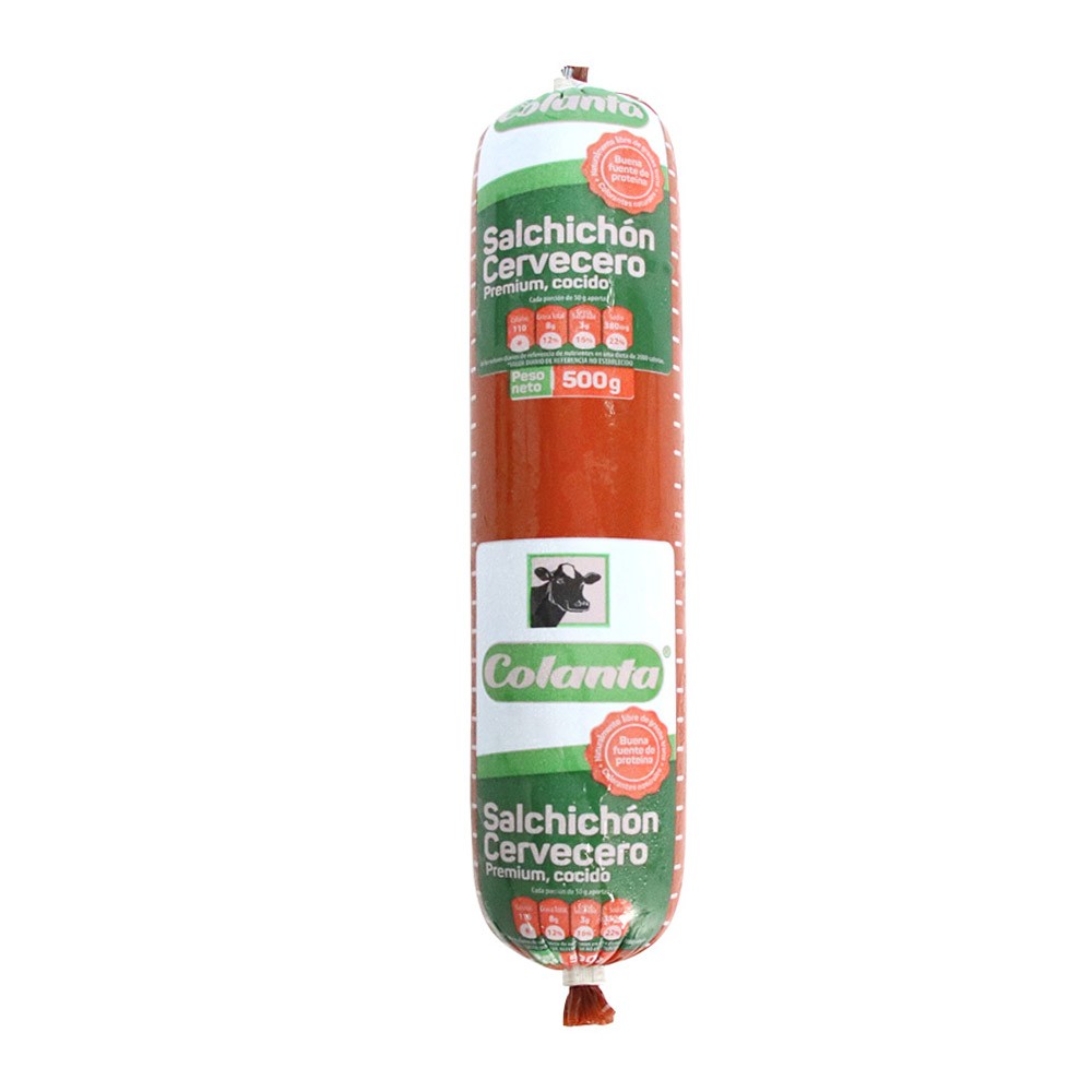 SALCHICHON COLANTA CERVECERO x 500GRS