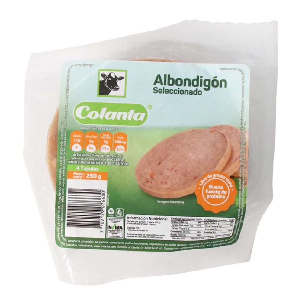 ALBONDIGON COLANTA  x 250GR