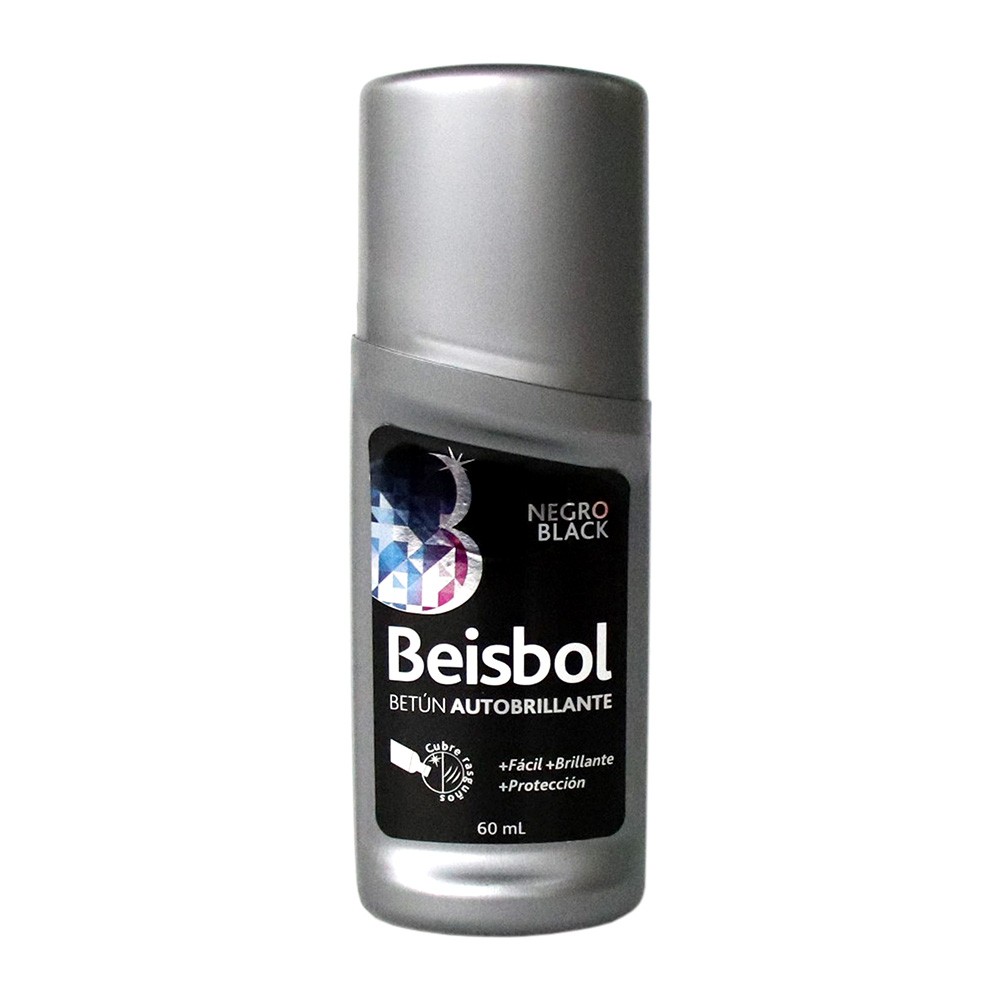 BETUN AUTOBRILLANTEBEISBOL NEGRO  x 60ML