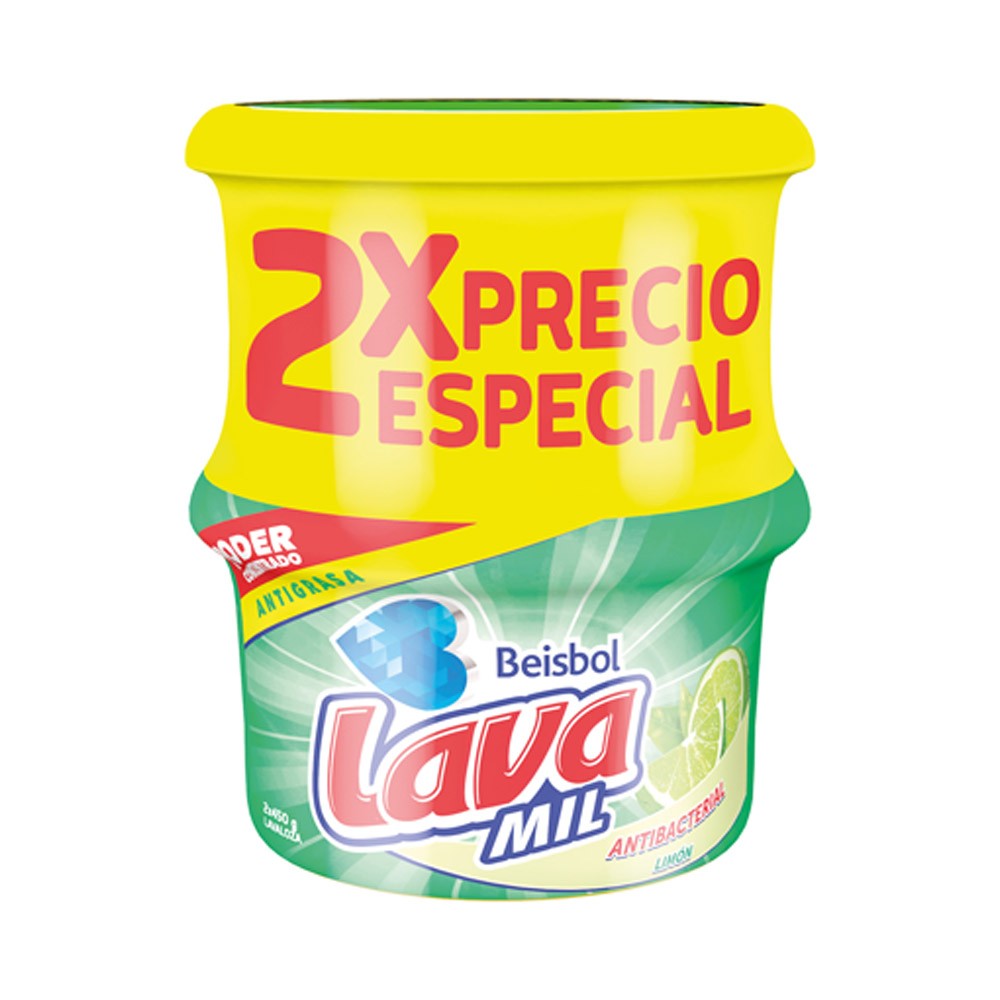 2 LAVALOZA BEISB MIL LIMON $ ESP x 450GR