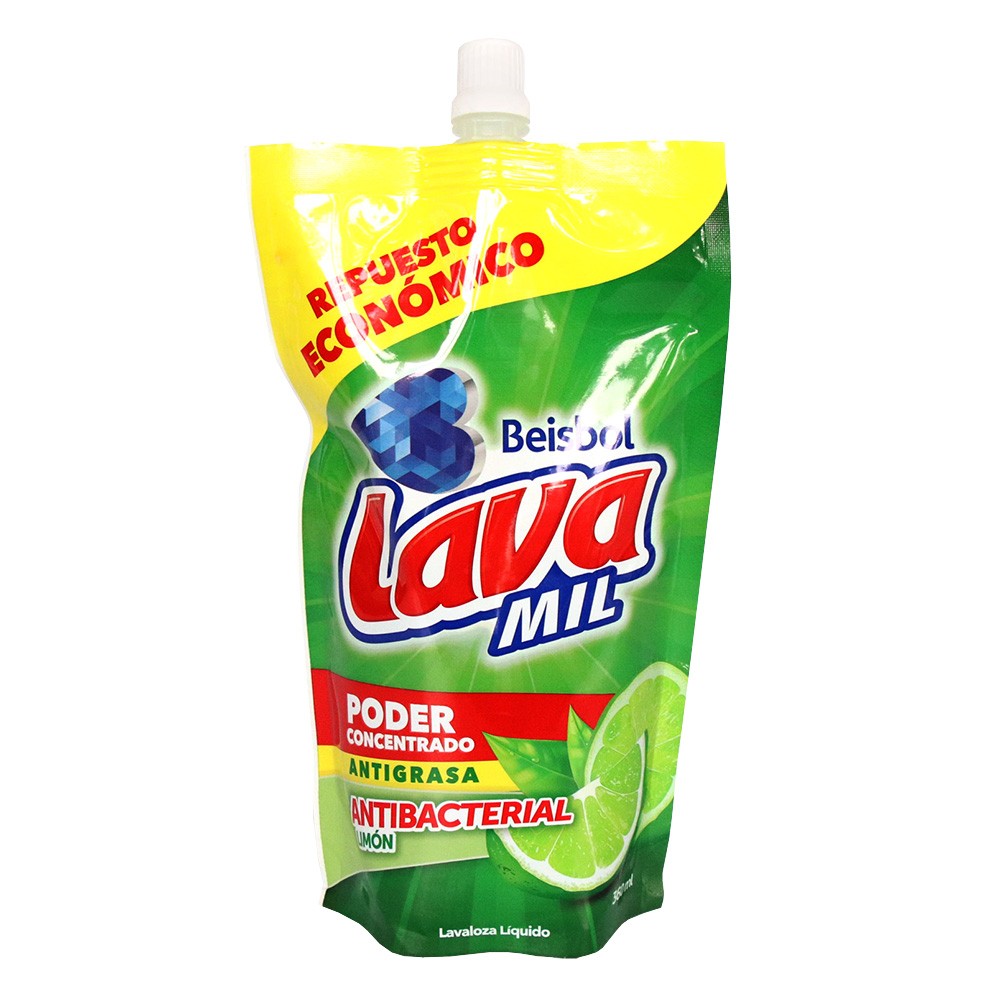 LAVA MIL LIQ LIMON DOY PACK x 360G