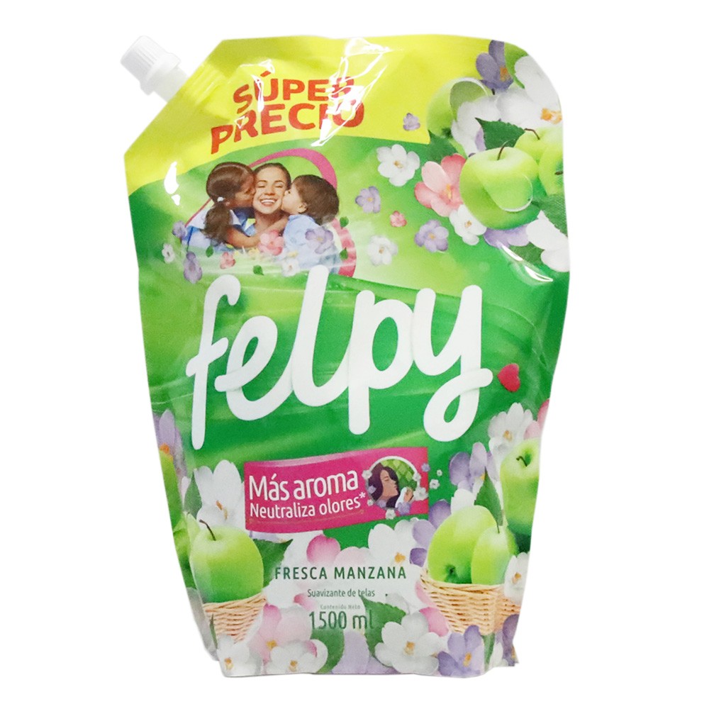 SUAVIZANTE MANZANA FELPY *1500ML