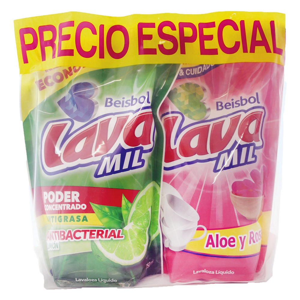 LAVALOZA LIQ LAVA MIL SURTIDODP X2*750ML