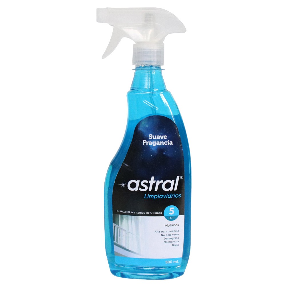 LIMPIAVIDRIOS PISTOLA ASTRAL  x 500ML