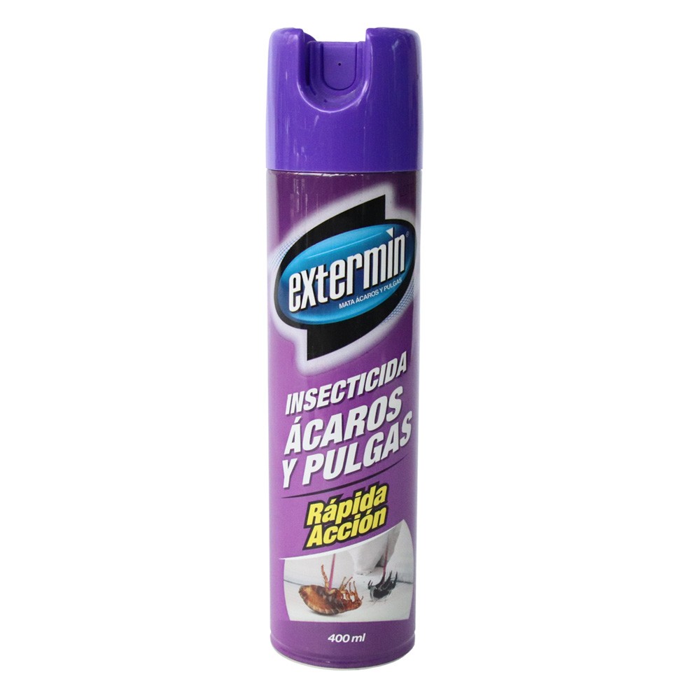 EXTERMIN ACAROS Y PULGAS  x 400 ML