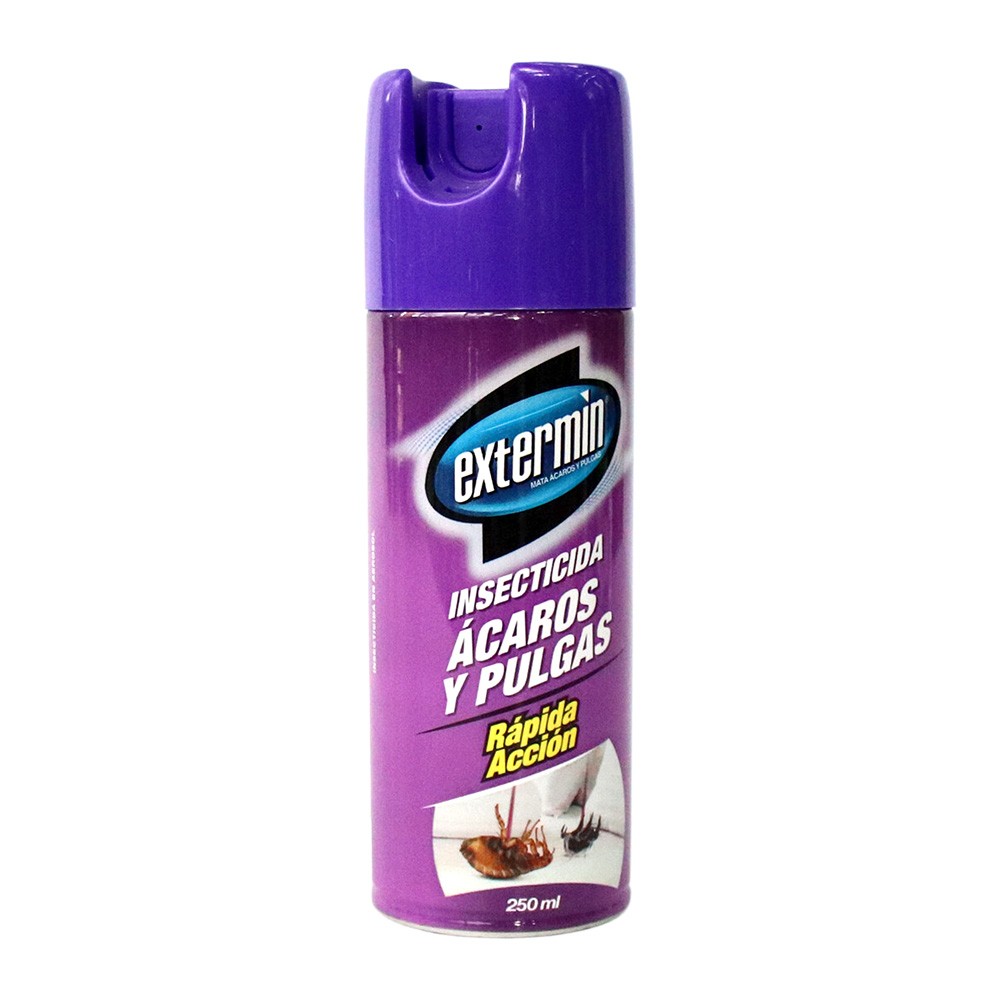 EXTERMIN ACAROS Y PULGAS  x 250 ML