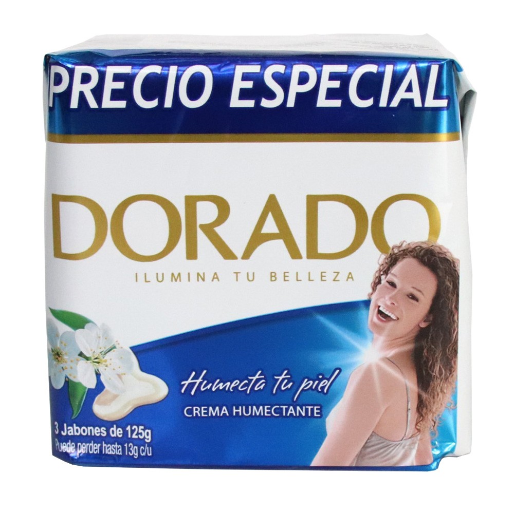 JABON CREMA DORADO X3 UND  x 125GR