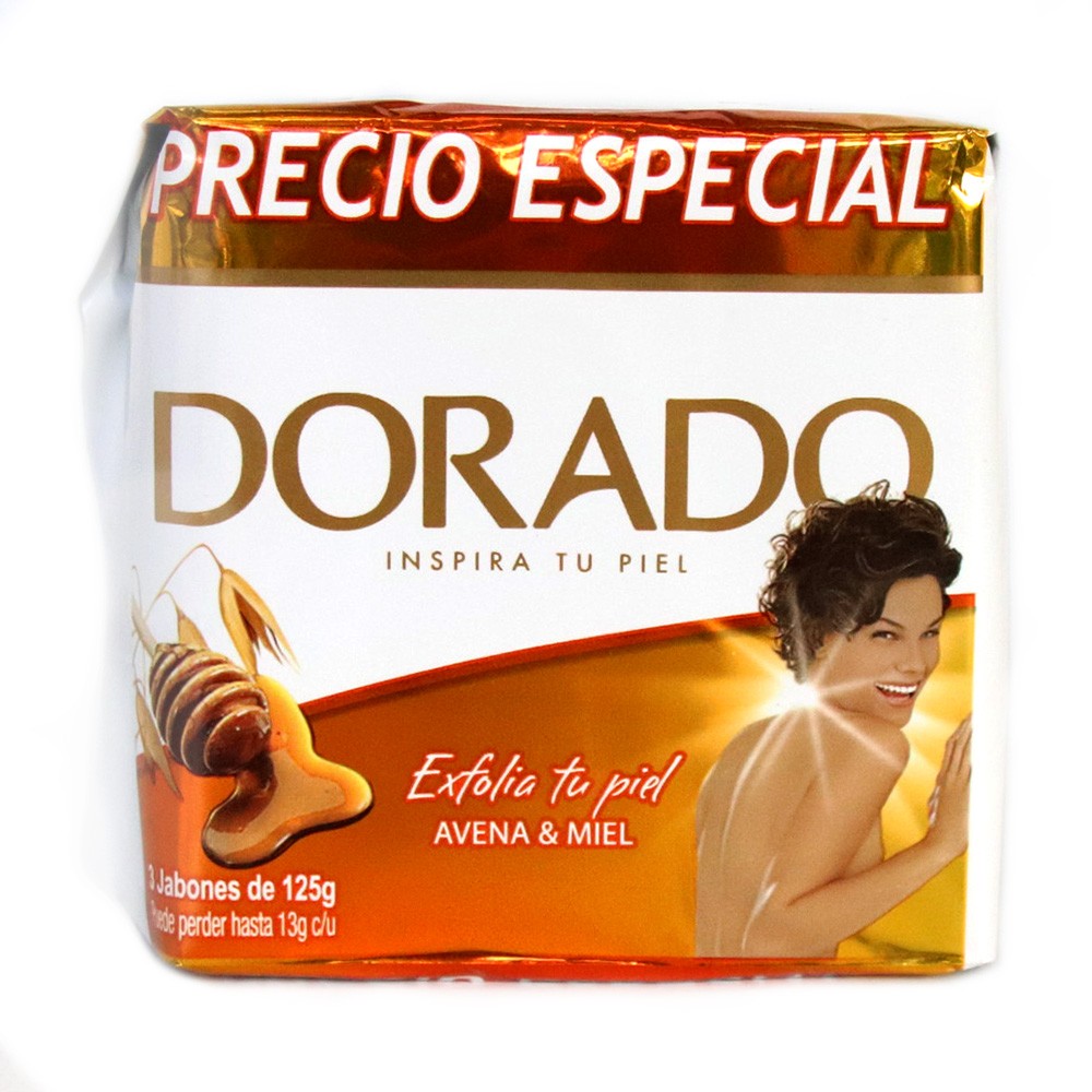 JABON AVENA/MIEL DORADO X3 UND  x 125GR