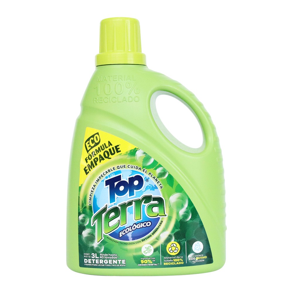 DETERGENTE TOP TERRA LIQUIDO  x 3000ML