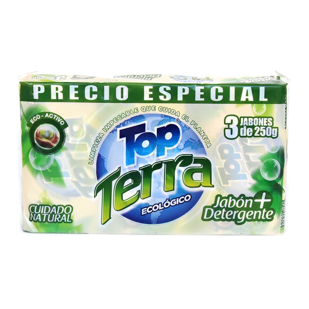 JABON BARRA TOP TERRA BLANCO  x 3UNDS