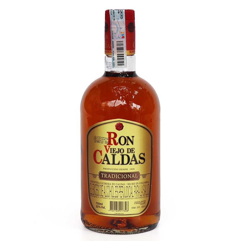 RON VIEJO DE CALDAS  x 750 ML