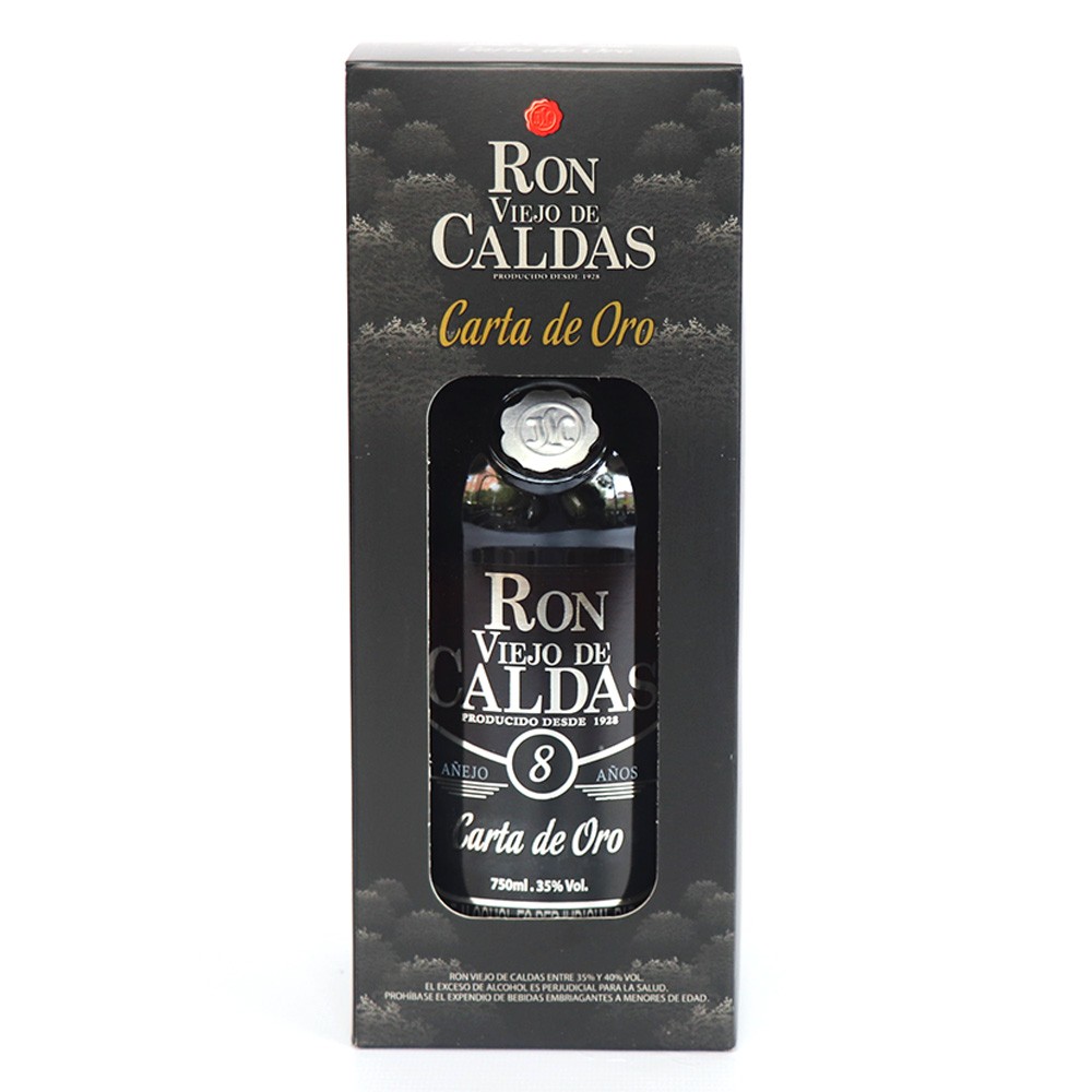 RON VIEJO DE CALDAS CARTA DE ORO x 750ML