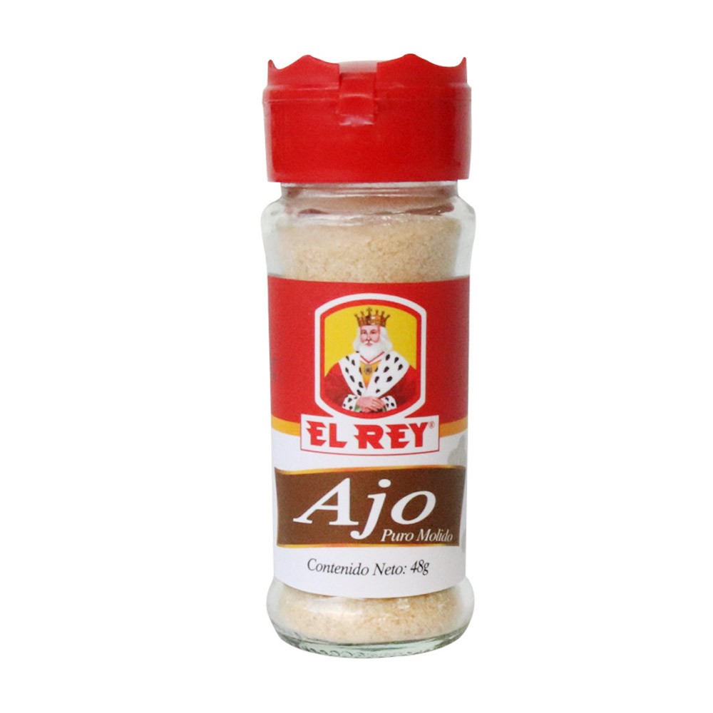 CONDIMENTO AJO FRASCO  x 94GR EL REY