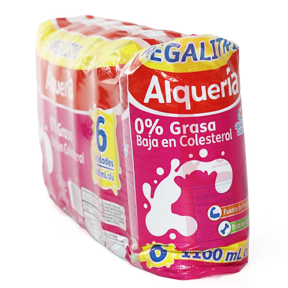LECHE ALQUERIA DESCREM *1100 cc X 6 UND