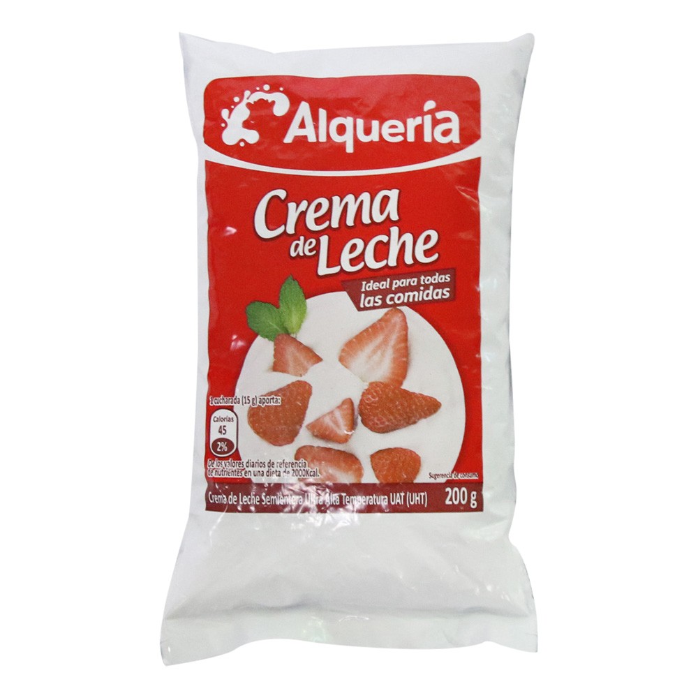 CREMA DE LECHE 200ml ALQUERIA