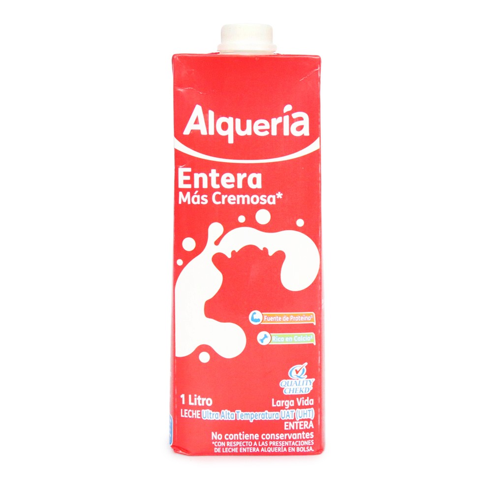 LECHE ENTERA CAJA ALQUERIA x  1 LT