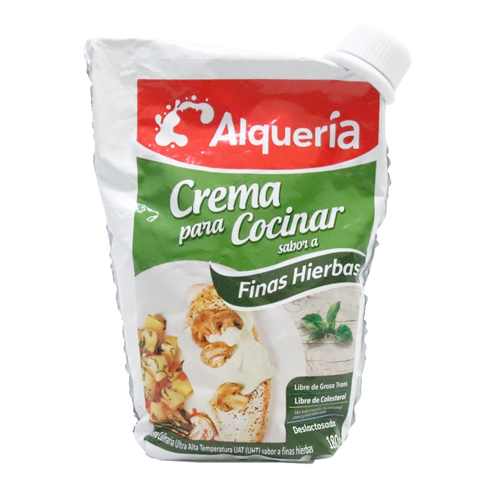 CREMA SABOR FINAS HIERBAS ALQUERIA*180GR