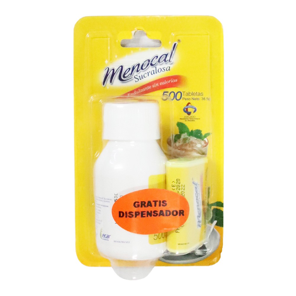 MENOCAL SUCRALOSA TAB*500GR+DISPEN*100G