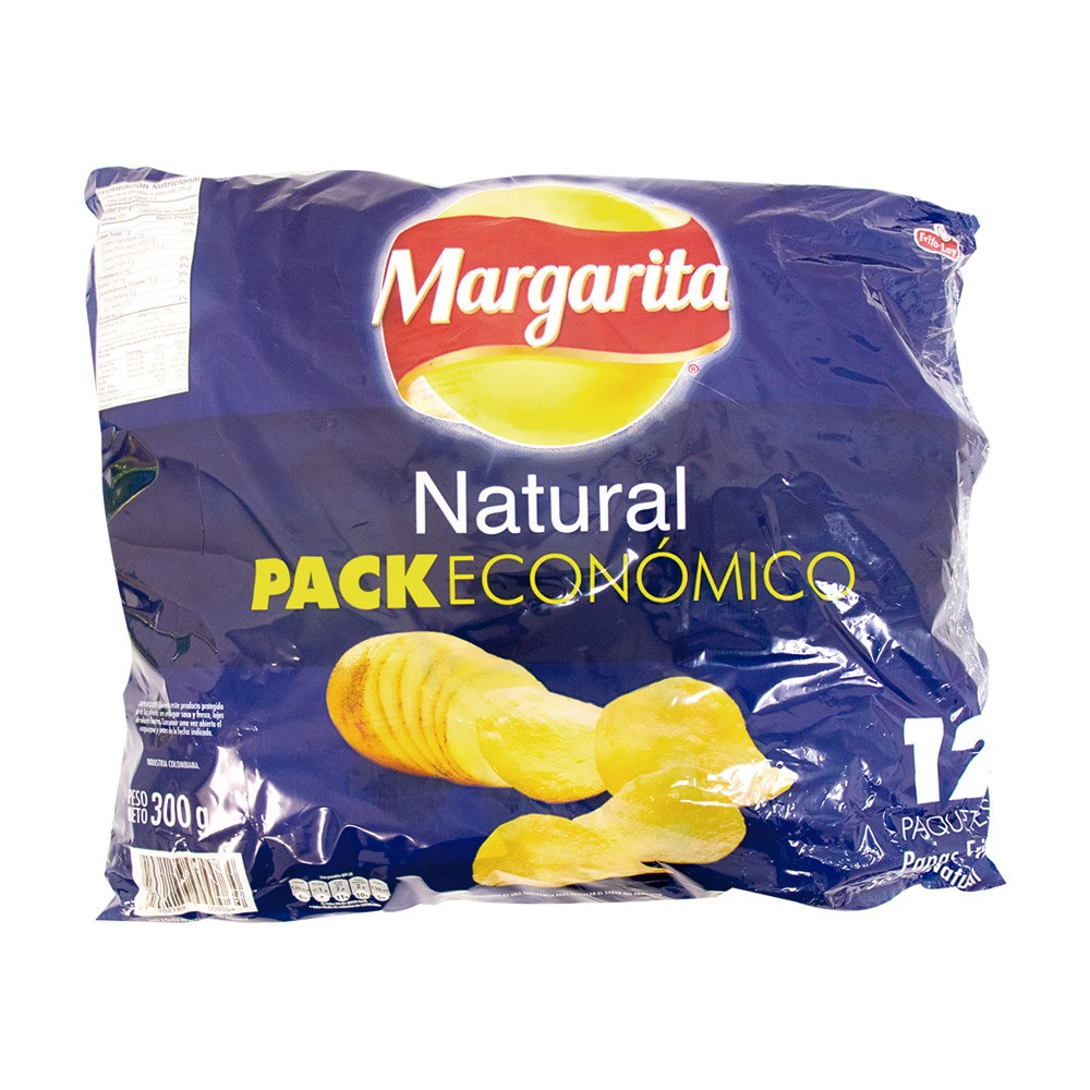 PAPA MARGARITA NATURA 12UND x 25gr