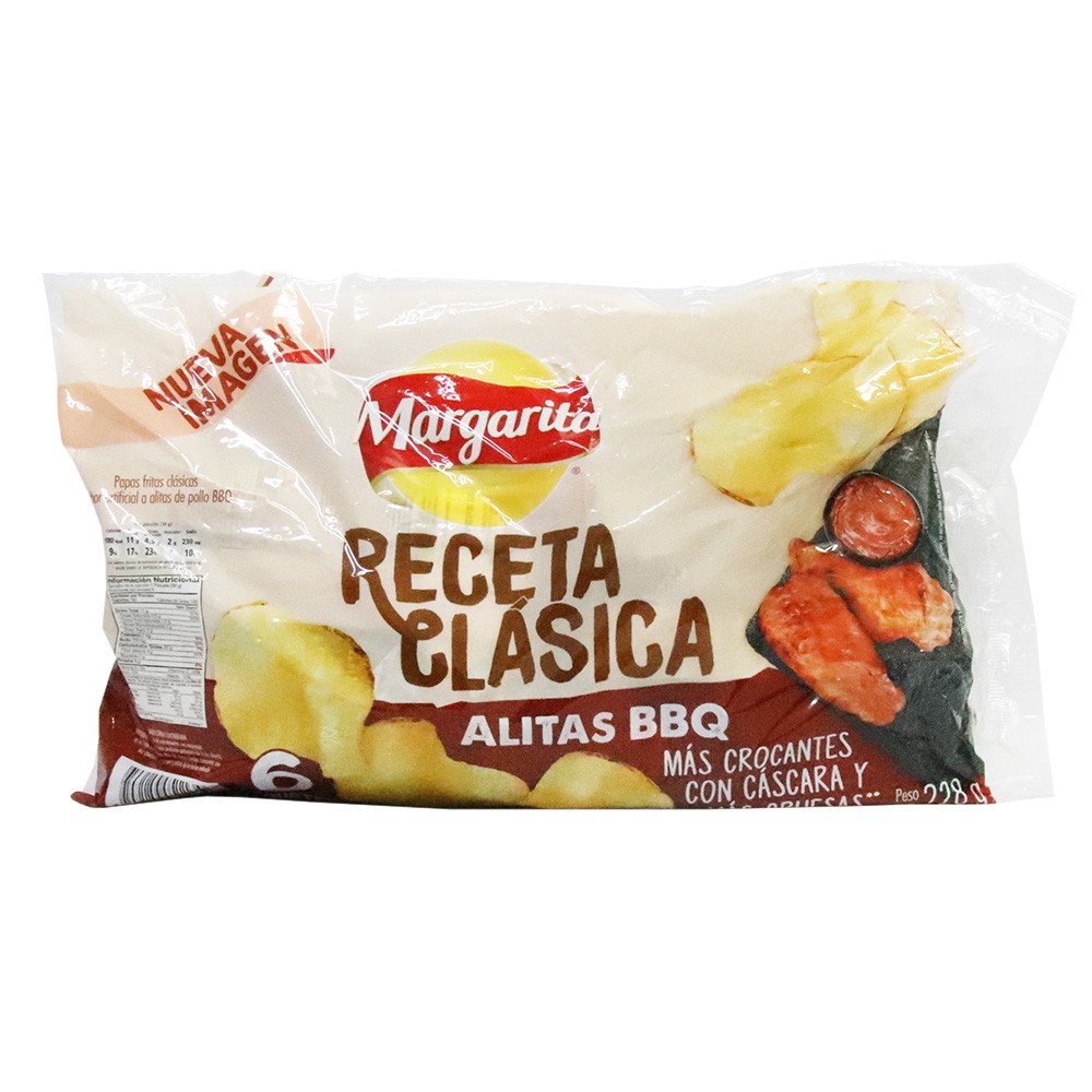 PAPA RECETA CLASICA BBQ MARGARITA*226GR