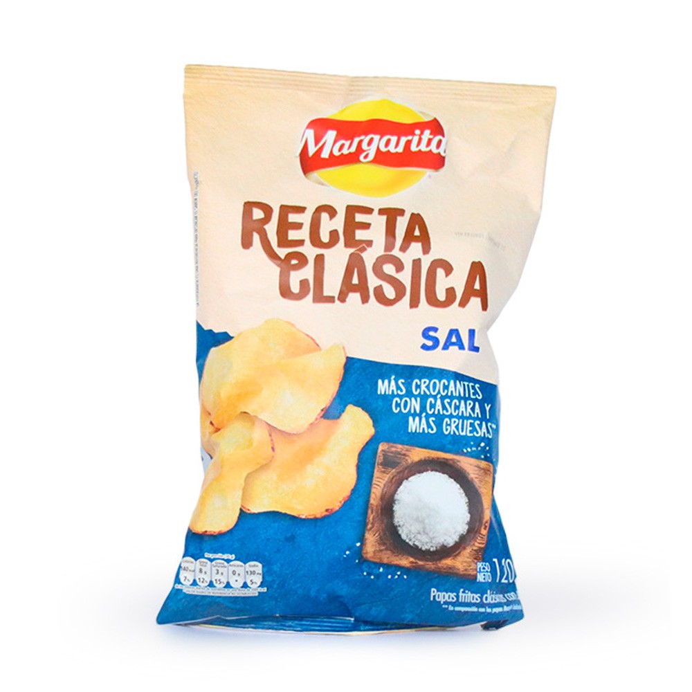 PAPA RECETA CLASICA FAM MARGARITA*120GR