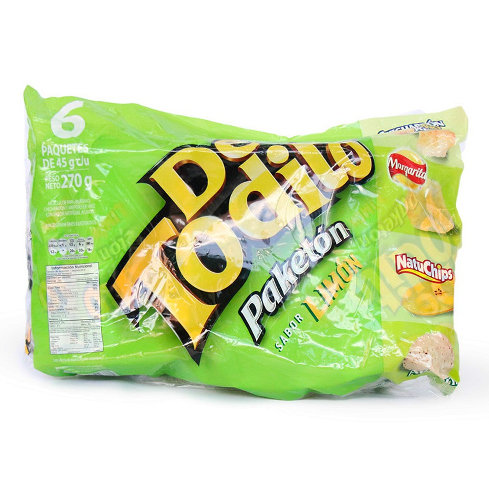 DETODITO PAKETON 6 LIMON FRITO LAY