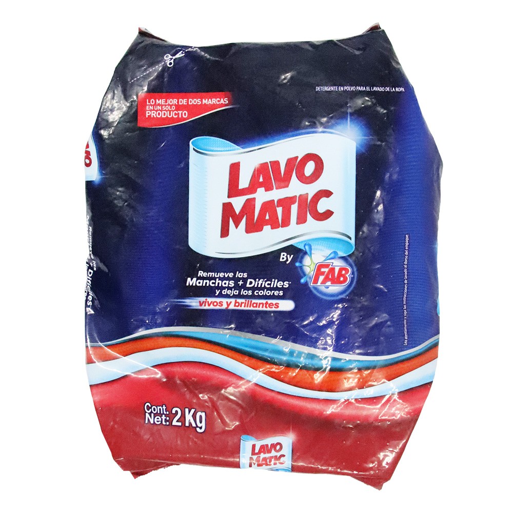 DETERGENTE POLVO FLORAL LAVOMATIC x 2KG