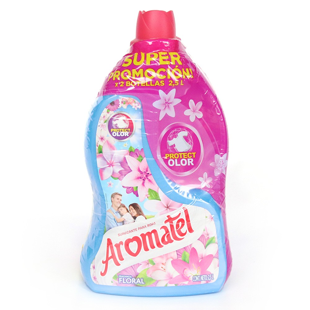 SUAVIZANTE AROMATEL FLORAL DUO x 2500ML