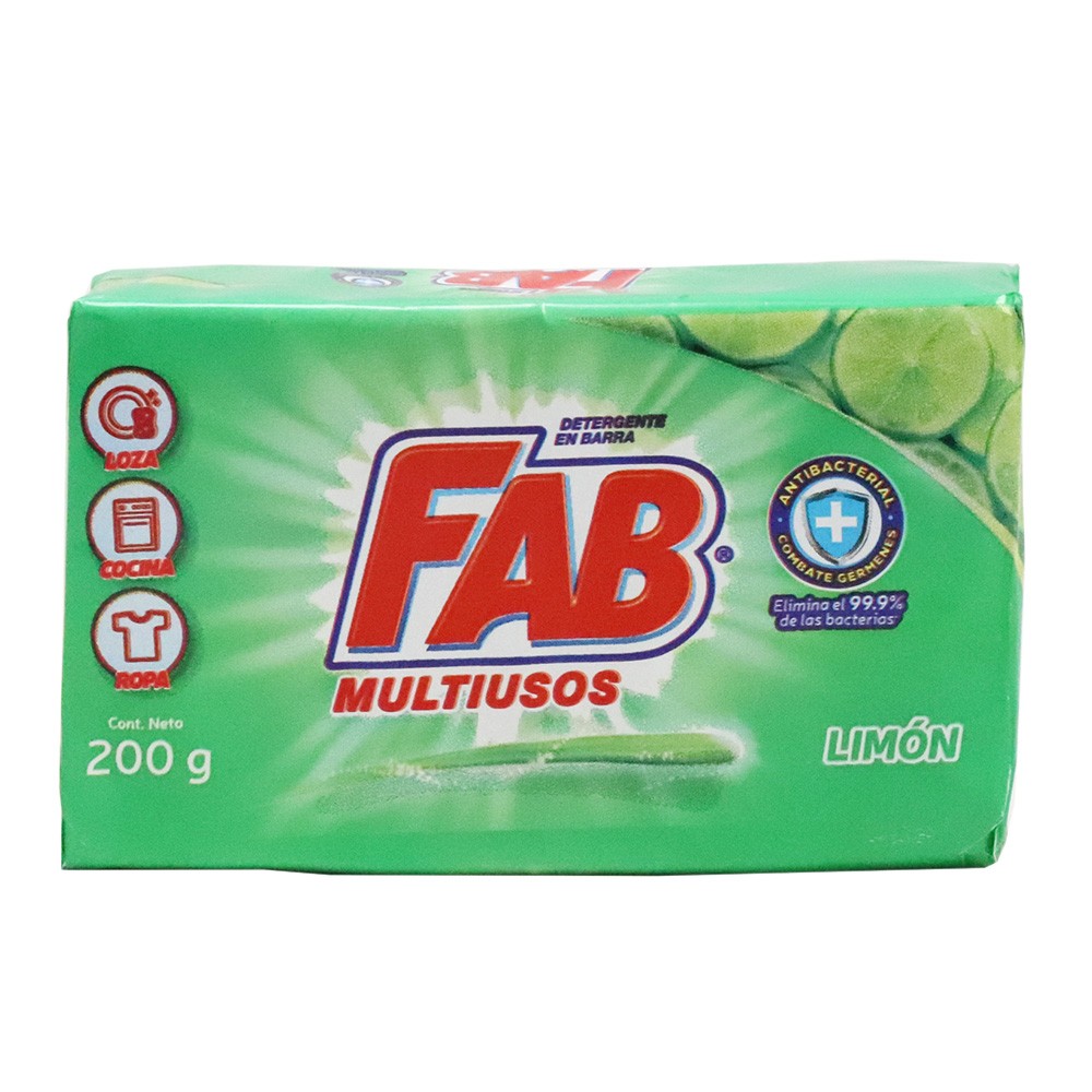 JABON MULTIUSOS LIMON FAB*200G