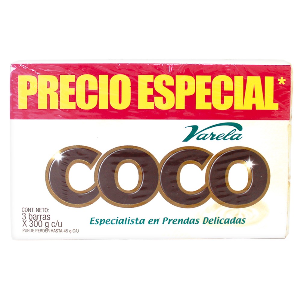 JABON COCO 3U x 300GR VARELA