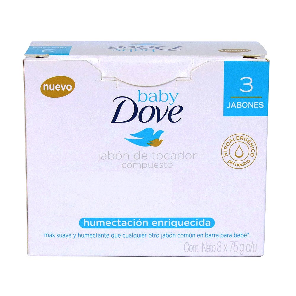JABON DOVE BABY HIDRAT ENRIQUEC*3UND*75G