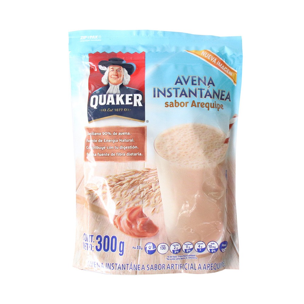 AVENA QUAKER AREQ/VAINILL  INSTANx 300GR