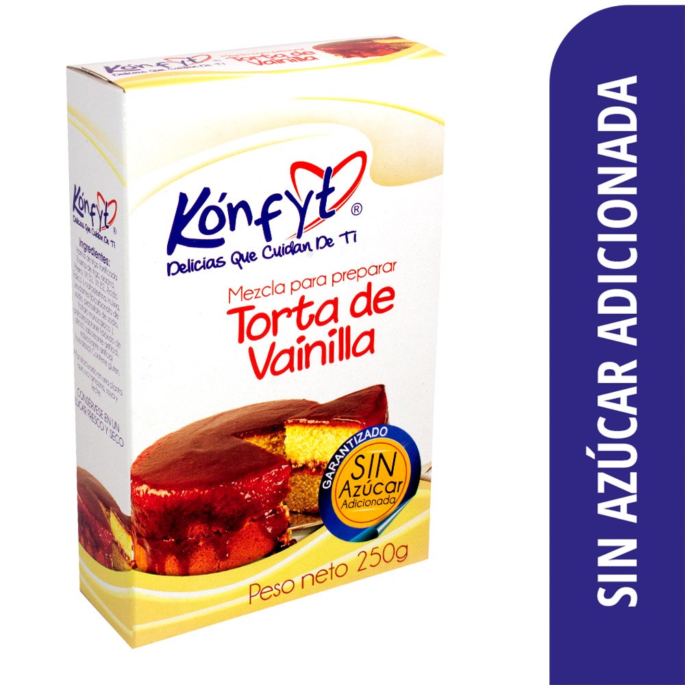 MEZCLA TORTA VAINILLA KONFYT  x 250GR