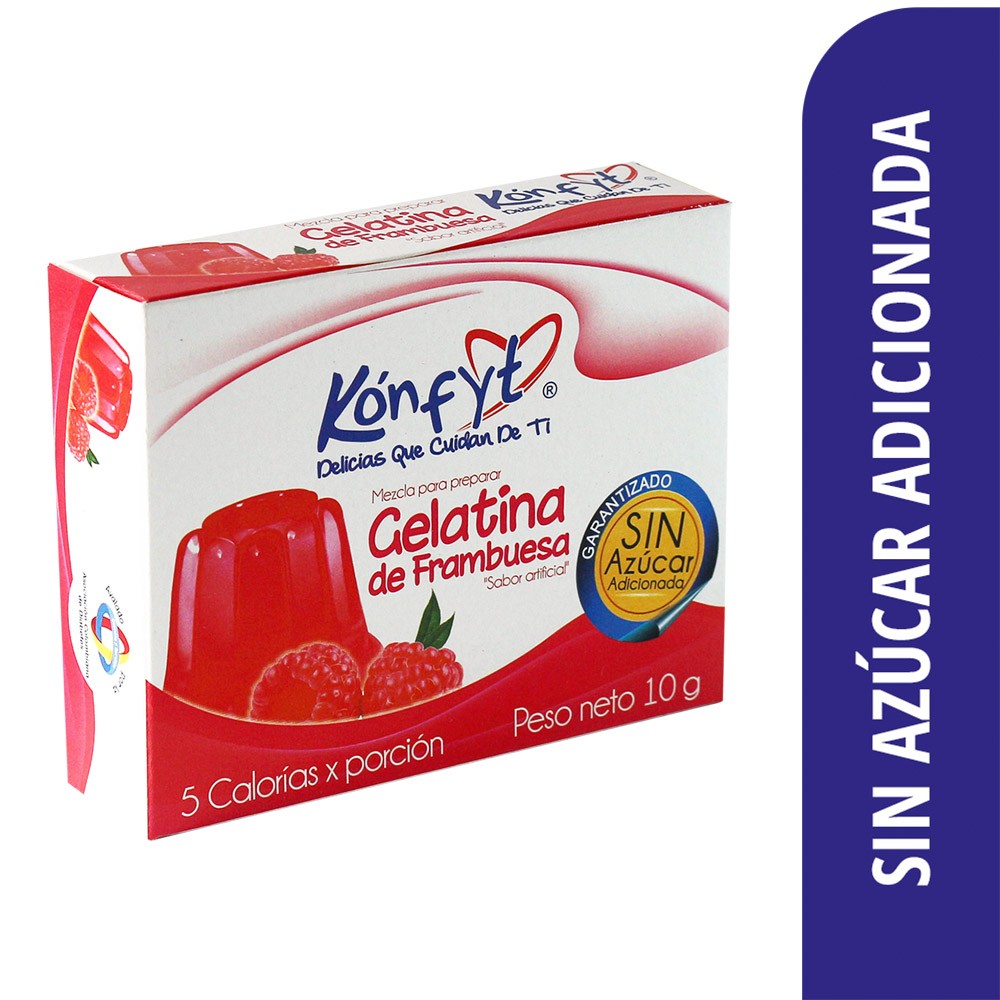 GELATINA FRAMB DIET  KONFY