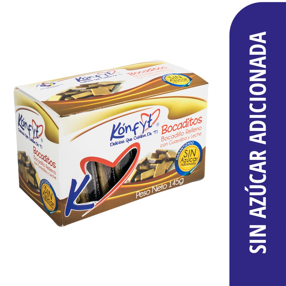 BOCADILLO RELLENO GUA/LECH KONFYT *145GR