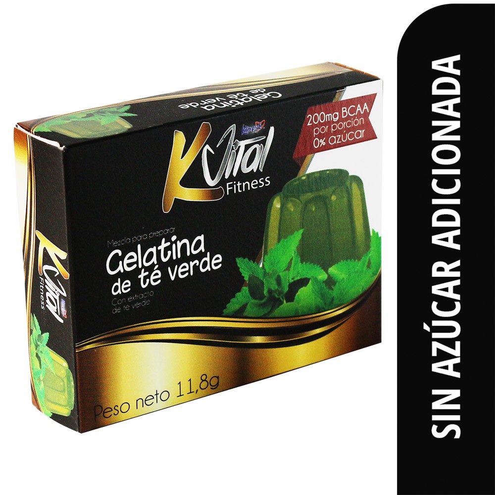 GELATINA DE TE VERDE CON BCCA KONFYT