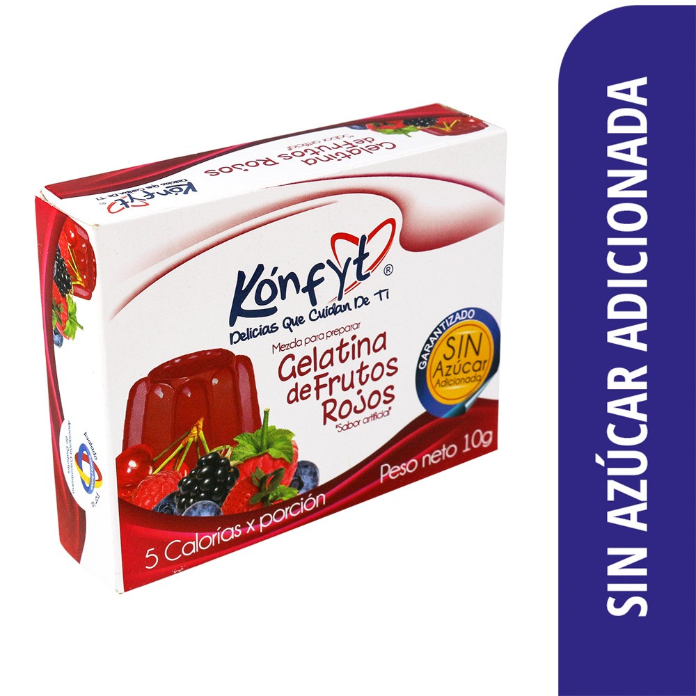 GELATINA DE FRUTOS ROJOS KONFYT