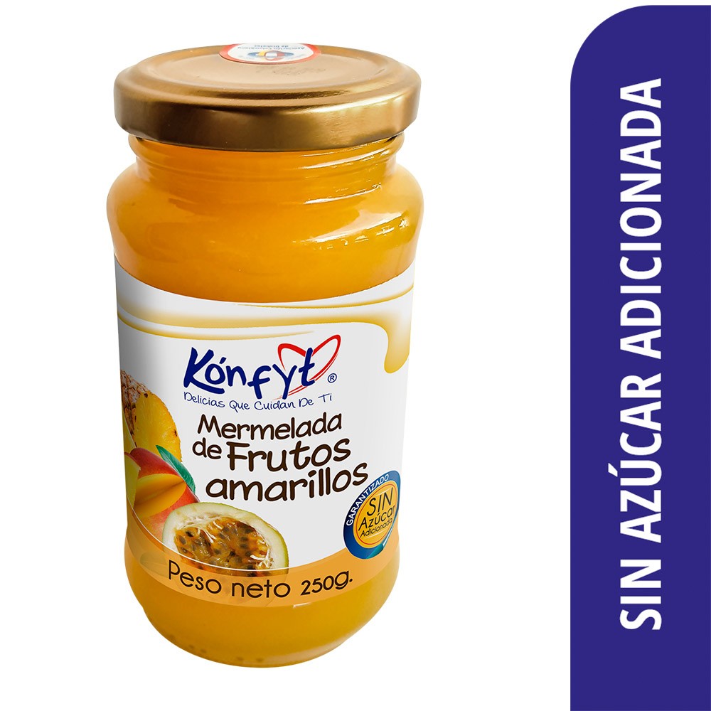 MERMELADA FRUTOS AMARILLOS KONFYT*250GR