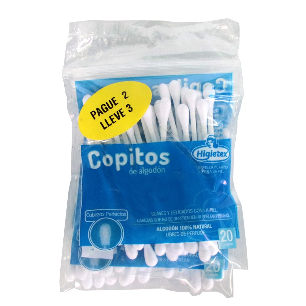 COPITOS HIGIETEX BOLSA X 20 UN P2 LL3