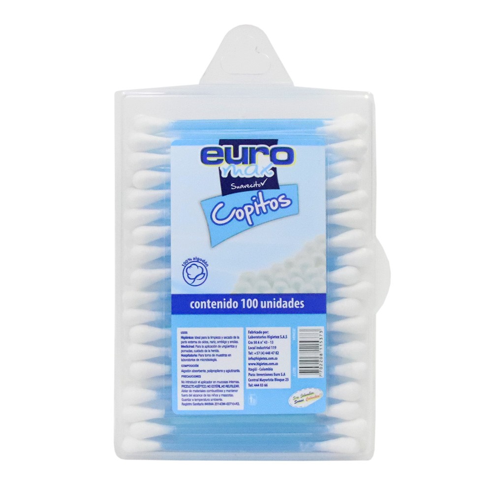 COPITOS EUROMAX CAJA  x 100UND