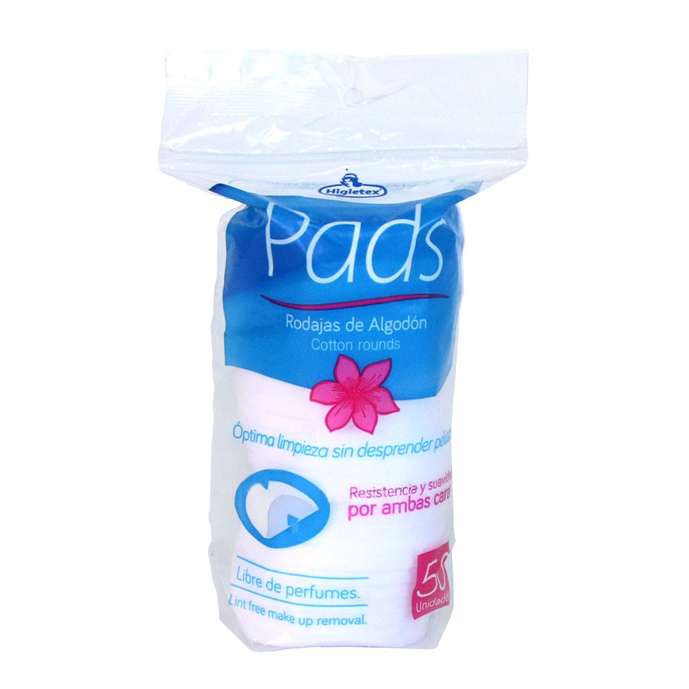 PADS HIGIETEX X 50 UND