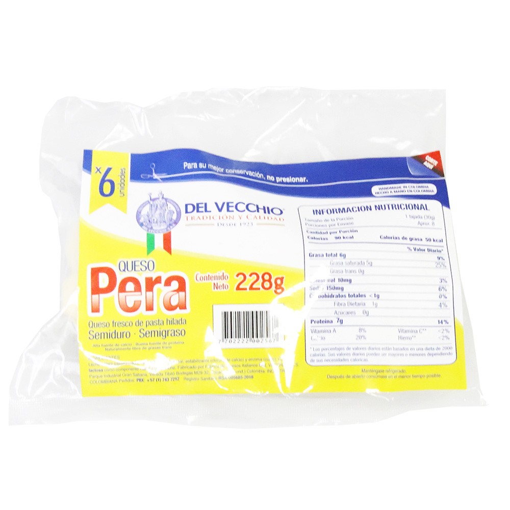 QUESO PERA 6U 228 gr