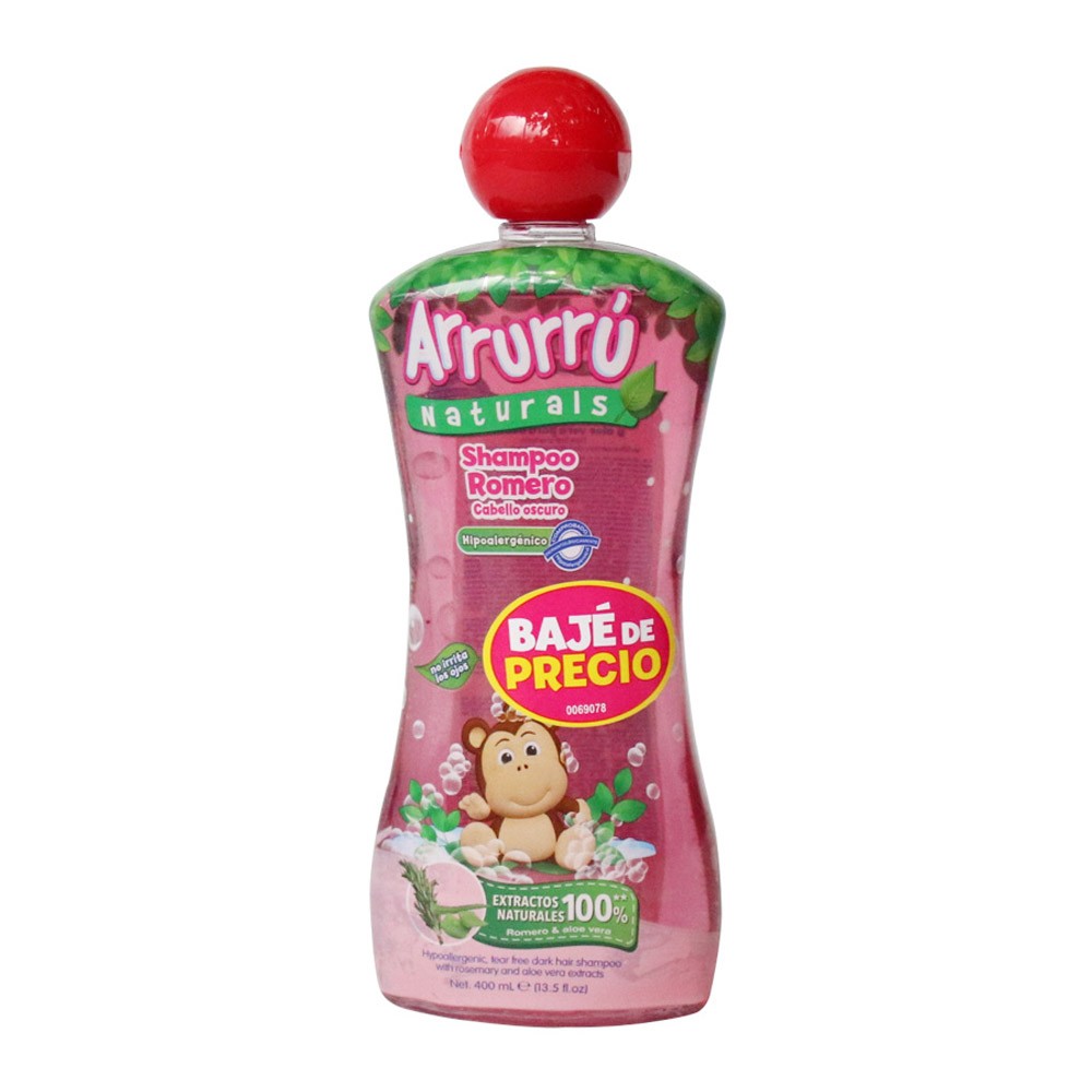 SHAMPOO NATURAL ROMERO ARRURRU x 400ML