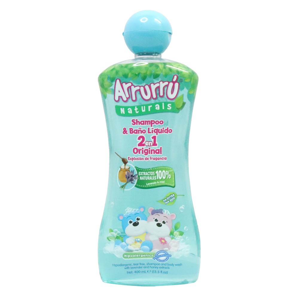 ARRURU NAT SHAMPOO/ BAÑO 2 EN1 x 400ML