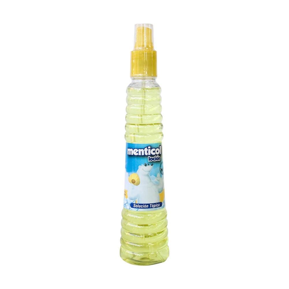 LOCION MENTICOL AMARILLO VALVULA *250ML