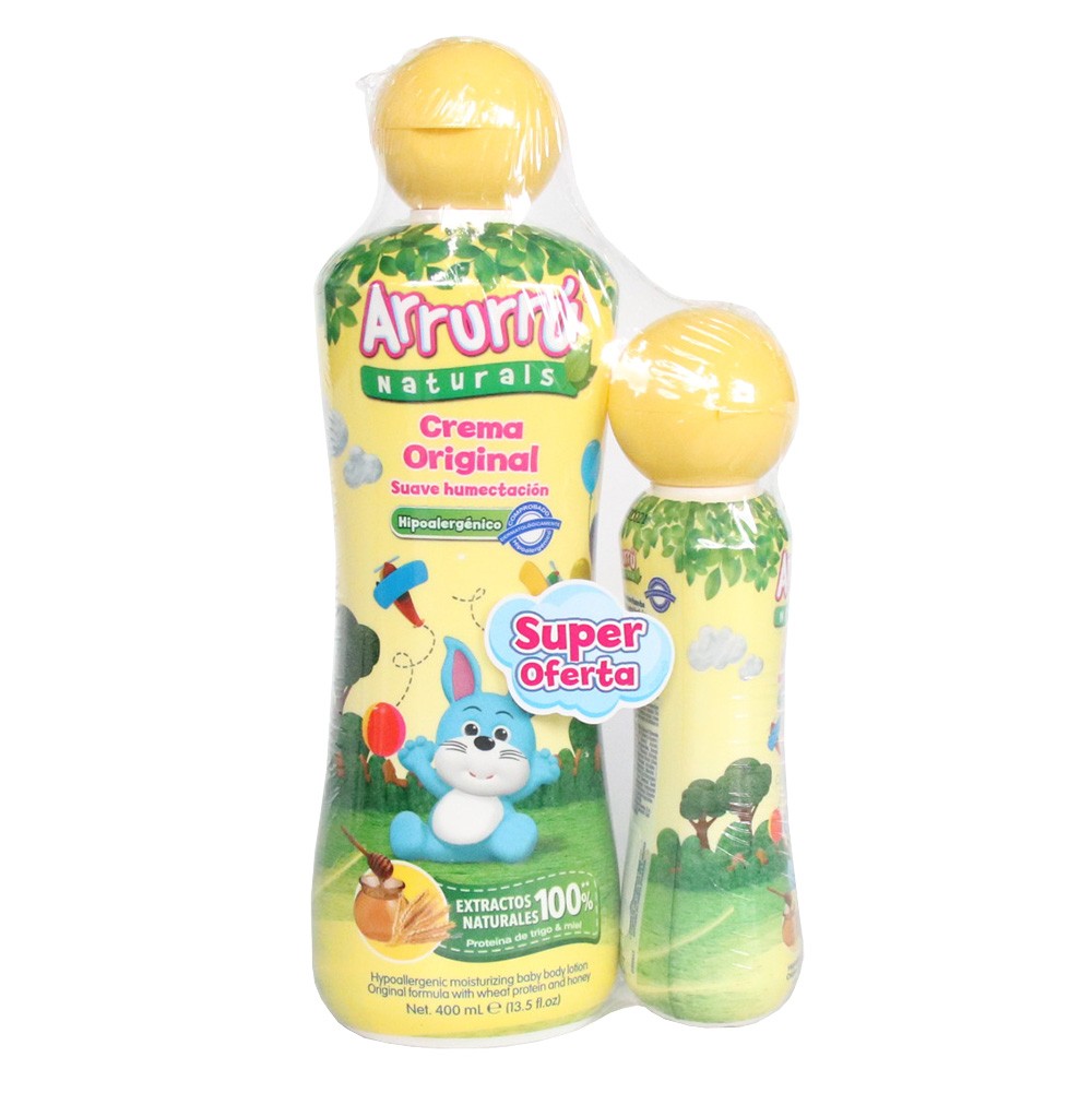 CREMA NATURALS ARRURRU *400ML+CREMA HUM