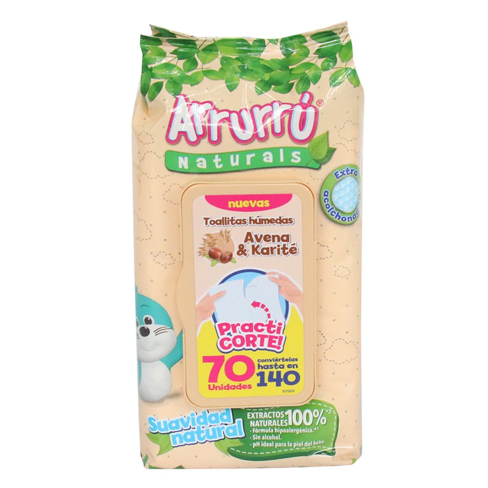 TOALLAS HUMEDAS AVENA*70UND