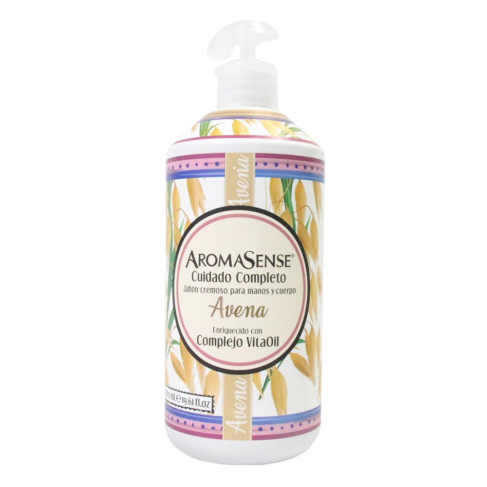JABON LIQUIDO RPTO AVENA AROMASENS*580ML